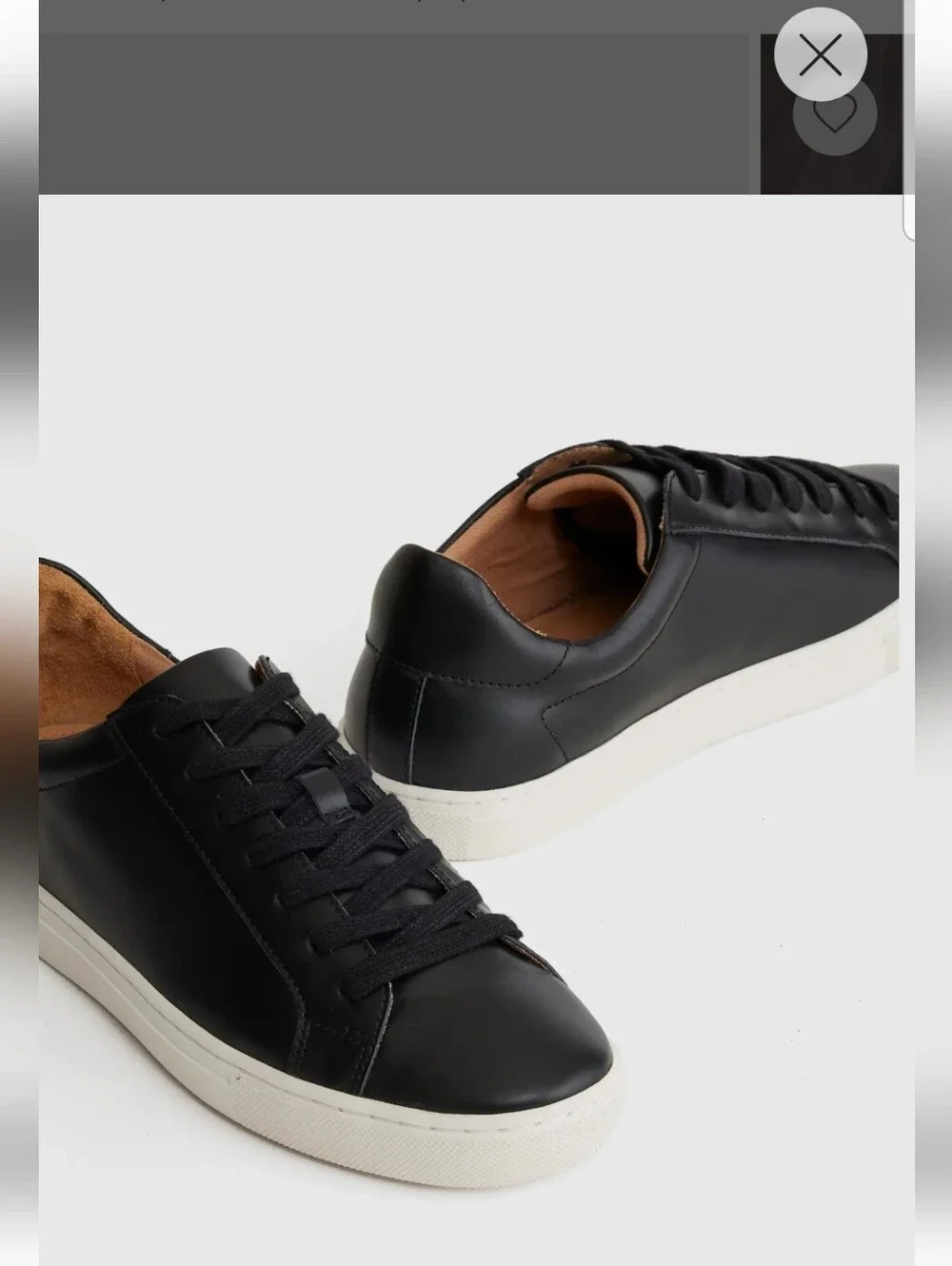 NWB, Quince, Womens 100% Leather Everyday Sneaker, Size 9.5